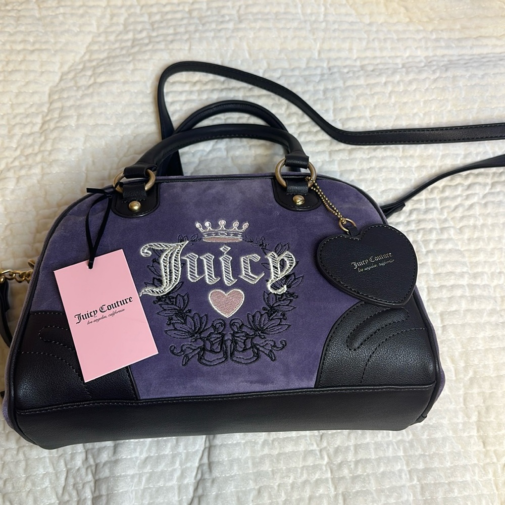 NWT juicy couture heritage bowler bag